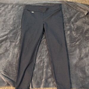 Soho Black and White Striped Trousers